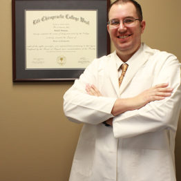 Dr. Webb with his credentials